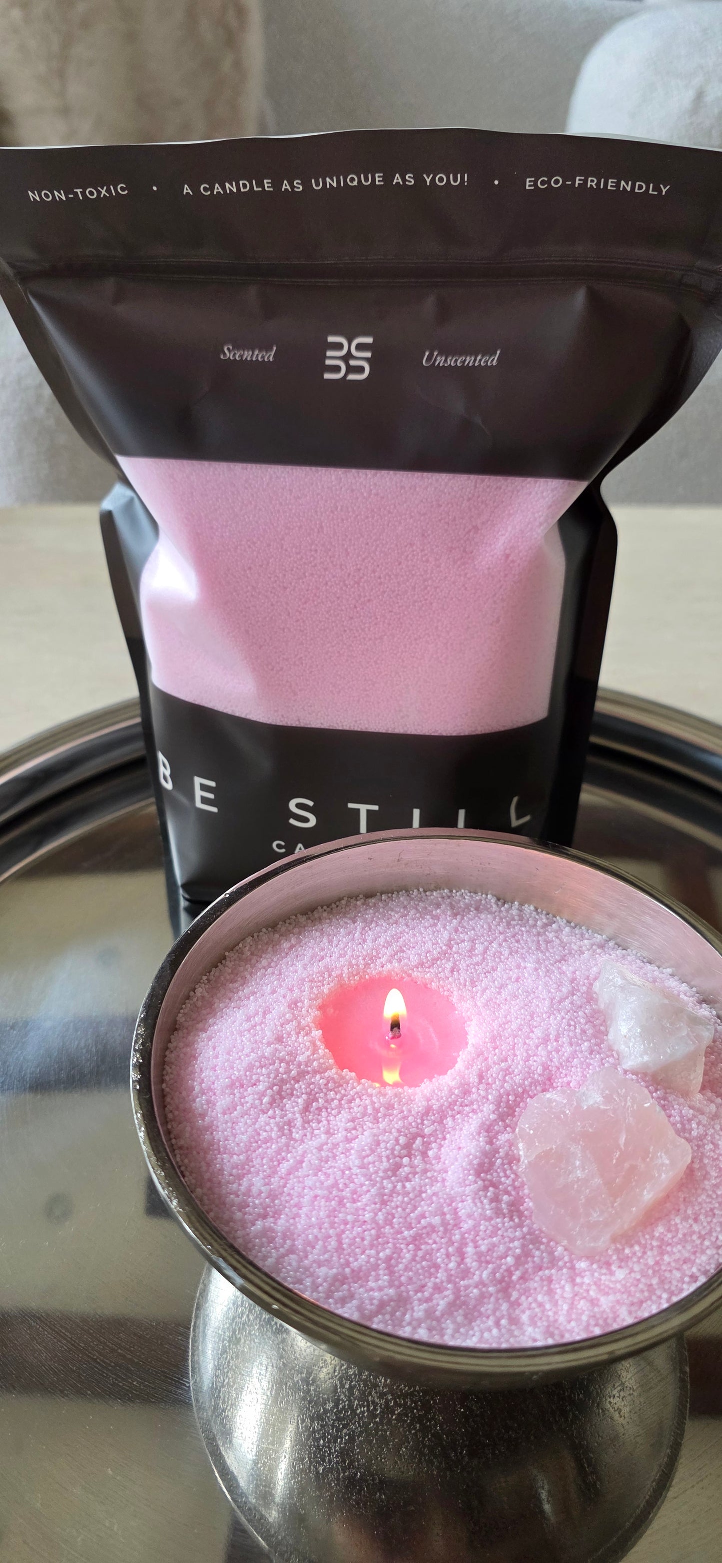 Powder Pink Sparkle