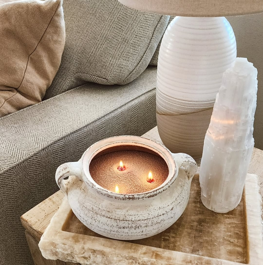 Mocha Mousse- Be Still Candle Bag.