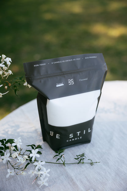 Be Still Candle Bag- White