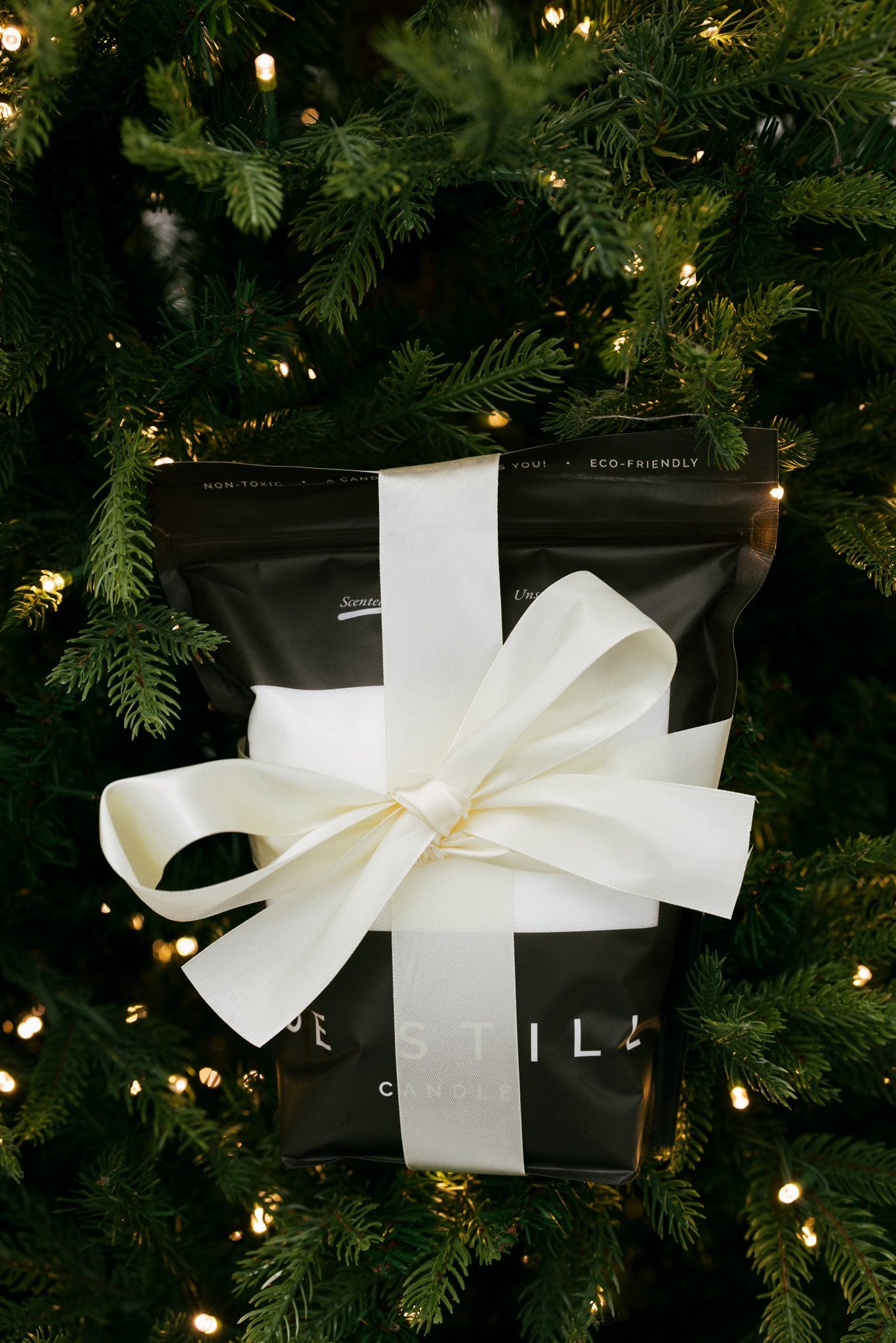Be Still Candle Bag- White